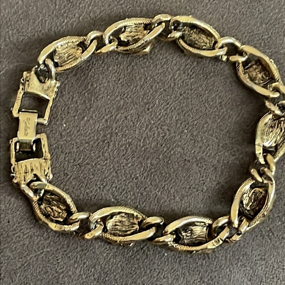 Vintage 1960 Goldette Bracelet 7.2” - Picture 7 of 8